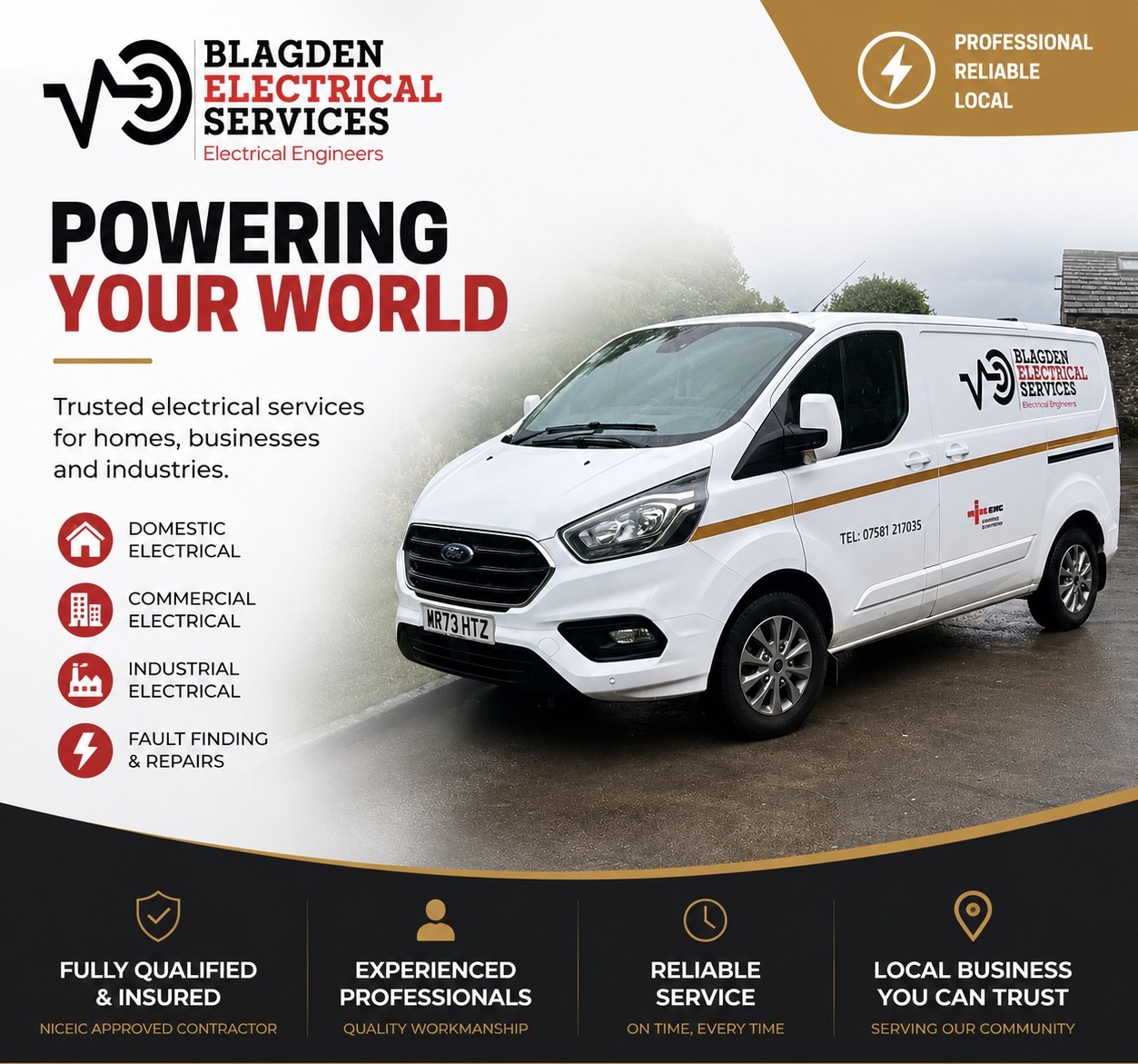 electrical in North Yorkshire, West Yorkshire, Lancashire & Cumbria